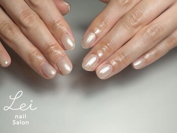 レイネイル(Lei nail)/ワンカラー＋パウダー　￥5,100