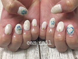 押し花ネイル♪ワイヤーアート♪