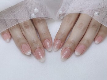 ネイル スパ ココプラス(Nail spa Cocoplus)/大人上品ベイビーブーマーネイル