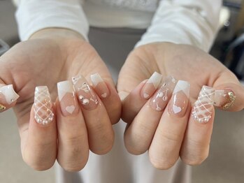 エンジェルズ ネイル サロン(Angel’s nail salon)の写真/＜長さだし・スカルプが得意なネイルサロン＞指を綺麗に魅せる長さを追求*゜○理想の縦長美爪をご提案！