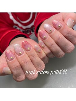 ネイルサロン プティアール(petit R)/ラメグラデーション