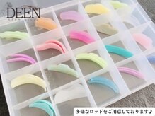 多様なロッドでナチュラル～韓国風まで◎