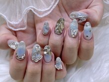 アリーズ(Allies)/水色韓国ネイル