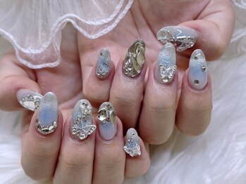 アリーズ(Allies)/水色韓国ネイル