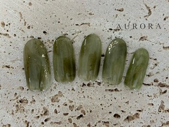 秋カーキニュアンス定額キラキラ