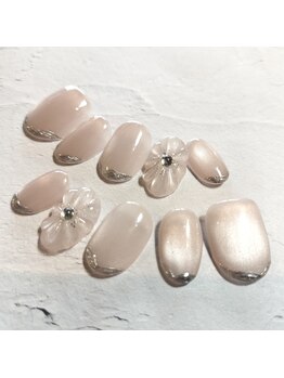 フレイムス アイラッシュ アンド ネイル(FRAMES)/ブライダルネイル♪