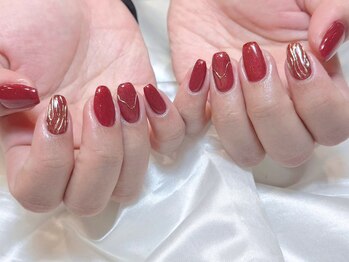 マイフェアレディ 今池(MyFairLady)/深みレッド×ゴールドライン