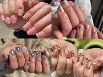 AIRY.の写真/《フィルイン使用》落ち着いた大人シンプル～華やかネイルまで、季節のデザインもご用意♪初めての方にも◎