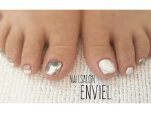 ネイルサロンアンヴェール(ENVIEL)/ミラーフット☆
