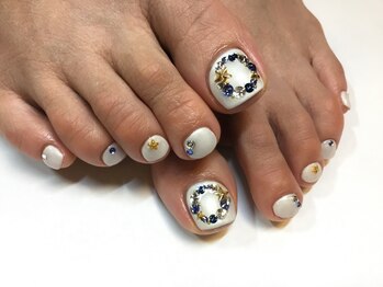 ラウト デコレーションアンドネイルサロン(Lauto Decoration&Nail Salon)/クリスマスフットネイル