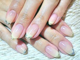 【ハンド】フレンチ×ビジュー