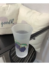 グッドアール(goodR)/施術前後にご提供の水素水♪