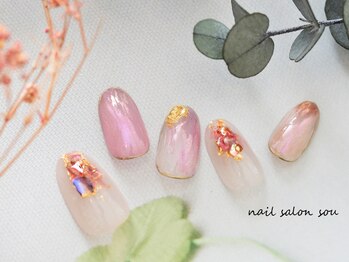 ネイルサロン ソウ 心斎橋店(Nail Salon Sou)/ニュアンス☆シェル