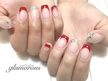 ネイルグラマラス 西新井店/《パラジェル》ガラスフレンチ