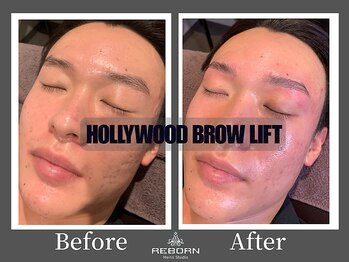 メンズスタジオ リボーン(REBORN)/ハリウッドブロウ/眉毛脱毛/松山