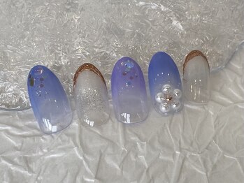 グリッター(GLITTER)/ぷっくりパールフラワー