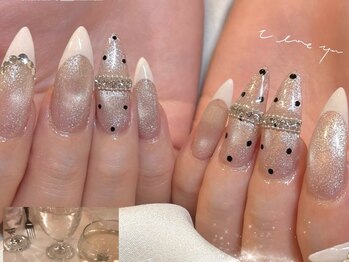 ビューティー ケフ 池袋店(Beauty Kaif)/フレンチ/マグネット/ドット