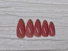 リベラ 一宮店(Libera)/斜めフレンチネイル【シンプル】