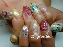 ネイルサロン アルファガーデン 町田本店(α garden)/6本アートコース●オフ込み2.5h