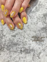 プライベート ネイルサロン マーマ(murmur)/イエローネイル