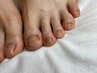 【フット】キューティクルケア【爪の甘皮】オイルマッサージ付き（オフ別）