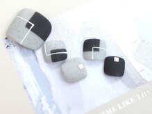 ネイルサロン シェル(Nail Salon SHELL)/マットなモノトーン