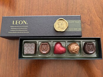 癒庵/お客様からバレンタインチョコ♪