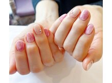 ハーティーネイル 自由が丘南口店(heartynail)/マーブル/ピンク/ニュアンス