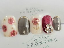 ネイルフロンティア 吉祥寺(NAIL FRONTIER)/E手書きローズ11980円