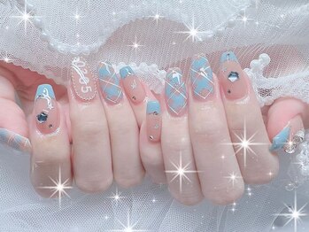 メイク 池袋(Meik)/チェックネイル/ワンホン