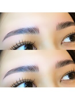 シルフ 心斎橋店(sylph)の写真/目元の印象から上品に!【アイブロウWAX脱毛1回¥2200】まつげパーマ/マツエクとセットでよりお洒落に☆