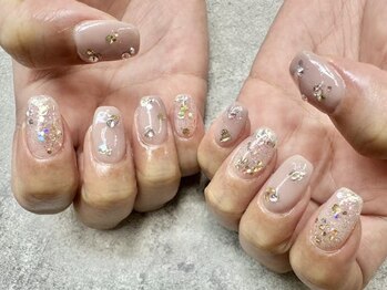 ネイルサロンファストネイルプラス 新宿店(FAST NAIL PLUS)/2026夏ネイル【ストーンネイル】