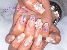 アン ジョーヌドラゴ/【自爪ネイル】アシメネイル