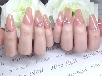 ヒロネイル(Hiro Nail)の写真/長さ出しで指先を美しく！爪の形を整えて、綺麗なスカルプに♪理想のデザインが叶うハイセンスなスカルプ☆