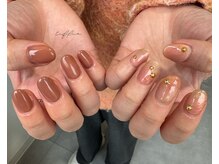 ネイルサロン ティフィン(tiffin)/～春色アシメネイル～