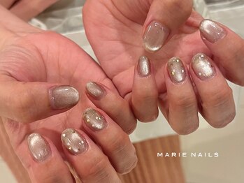 マリーネイルズ 心斎橋店(MARIE NAILS)/新規様¥7,700 ベージュ 0821e