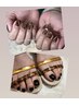 【電話予約でのみ予約受付中】■ hand ・ foot■ 定額ネイル(オフ込) 8800円