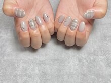 08ネイル(08 nail＆school)/トレンドチェックネイル☆