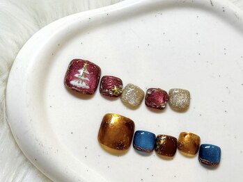 ティーエヌ センター南駅前店の写真/フットネイル定額¥5500～！普段ネイルがNGの方でも派手に楽しめる♪