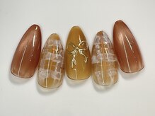 グラシアス(Gracias)/リボンシンプルネイル