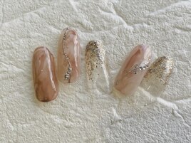 冬ネイル/ニュアンス/パラジェル