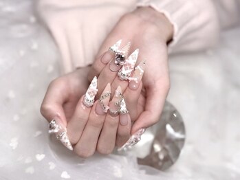 フォルチュンヌネイル 横浜天王町店(fortune nail)/カラー十字架ネイル