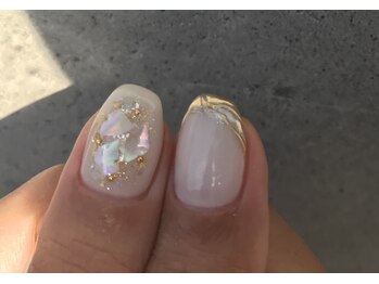 プティットスリール 西尾店(Petit Sourire)/【つけ放題】ミラーネイルアート