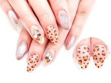 ネイルコレクション ピンク(Nail Collection Pink)/ジェル定額￥8990☆レオパード