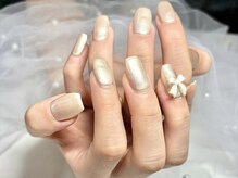 ラマーノミエ(LA MANO MIE)/ワンカラーにリボンパーツ