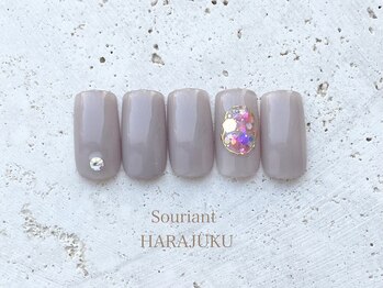 スリアンハラジュク(Souriant HARAJUKU)/【定額】シンプルデザイン