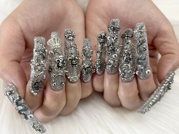 ベーシック ネイルウィザードアカデミー 本厚木店(Basic×NailWizardAcademy)の写真/【長さだしが得意なBasic☆本厚木店NEWOPEN！】麻布・六本木・町田・相模大野で大人気のGAL・BOHO系アート*