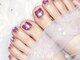 トゥルーネイル アンド アイ 町田店(TRU NAIL & EYE)の写真/【夏の選べる定額フットネイル¥5990/¥6990】足元からおしゃれを着飾る☆《+¥1100》でふわふわ角質ケアも◎