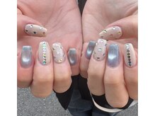 エムエイチネイル(MH_Nail)/牛柄/アート