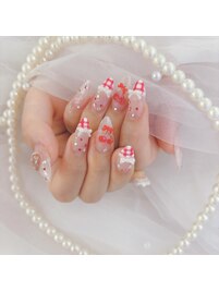 Cherry推しネイル